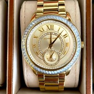MK Gold Watch